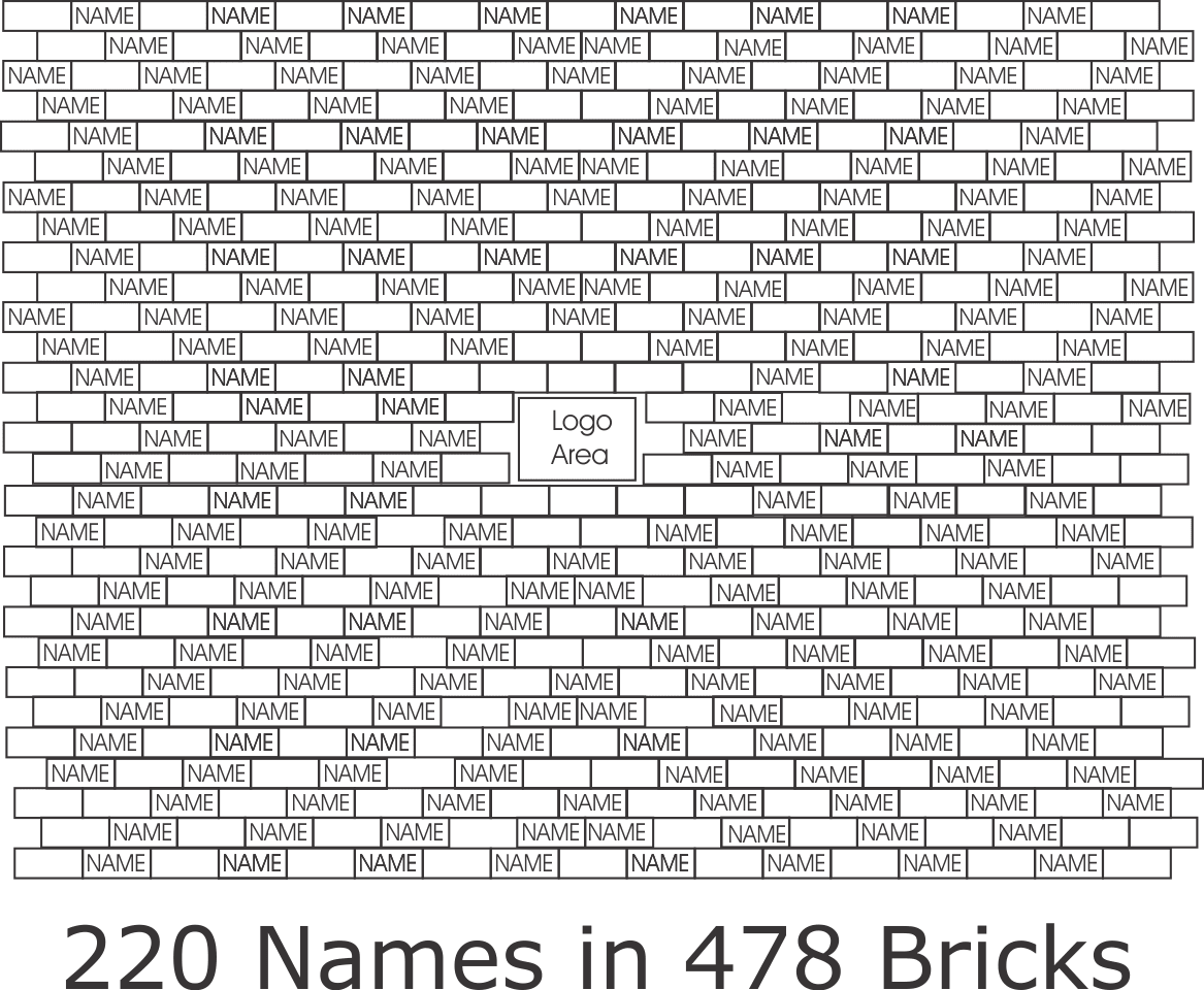 installation layout exles fundraising brick installation layout exles fundraising brick