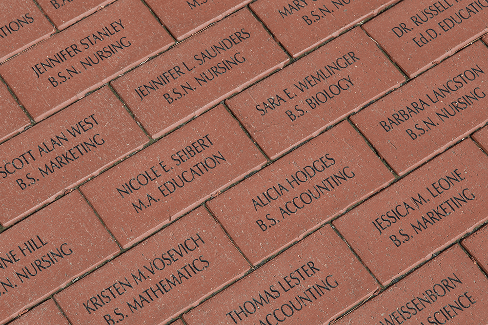 Maryville university engraved brick fundraiser