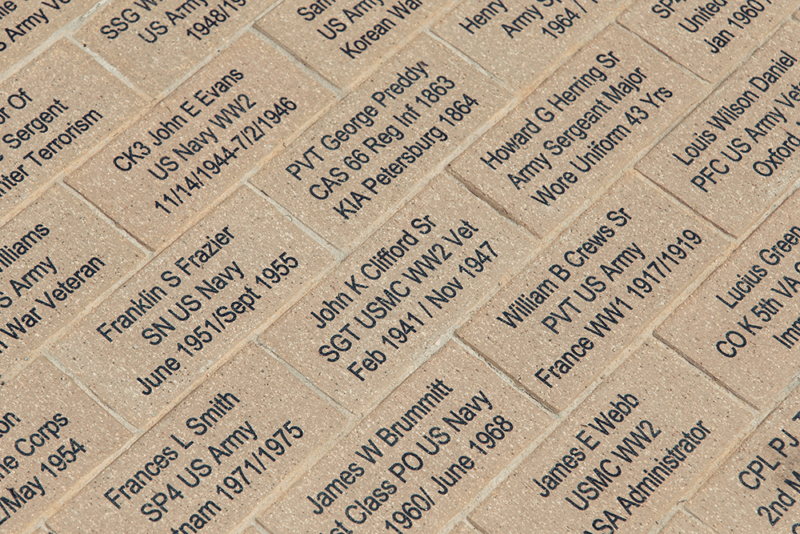 Veterans Memorials - Fundraising Brick