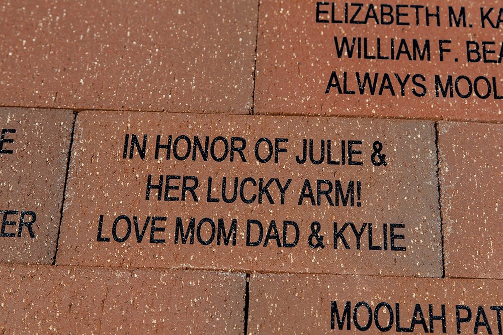 engraved bricks fundraising