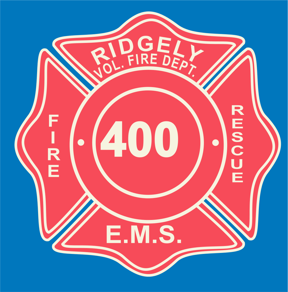 Ridgely Volunteer Fire Dept Brick Campaign Fundraising Brick