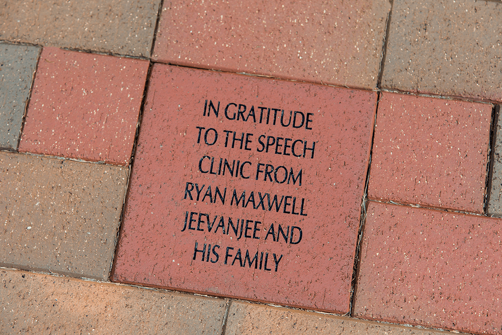 8x8 engraved Belden brick