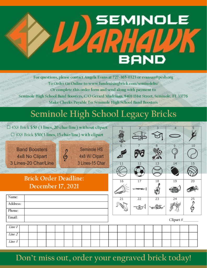 Seminole Warhawk Band Campaign